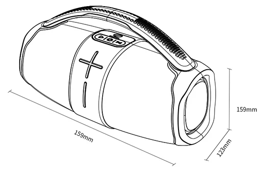 Портативная беспроводная колонка AWEI Y887 20W