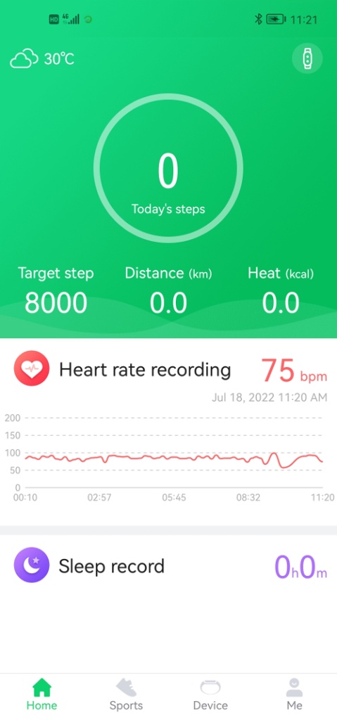 Приложение для часов Awei - GloryFit (Android и iPhone)